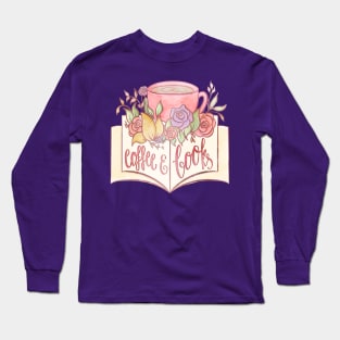 COFFEE & BOOKS Long Sleeve T-Shirt